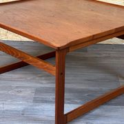 Table basse en teck des années 60-70 Kubus par Jalk Vodder Andersen pour Dyrlund Danemark