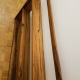 Etagère ancienne en bois massif et bois exotique