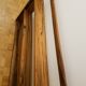 Old shelf in solid wood and exotic wood