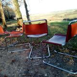 4 Marcel Breuer design chairs, model B33