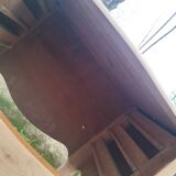 Pair of antique wooden bedside tables in Louis XV style.