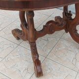 Napoleon III walnut gueridon table