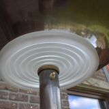 Old copper art deco floor lamp