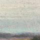 Vintage original river landscape oil painting