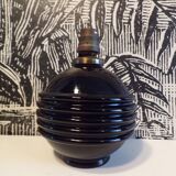 Black opaline ball lamp 1930