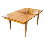 Table à manger scandinave extensible bois et palissandre laquée 250cm