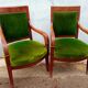 Pair of armchairs period resrauration