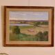 Oil on panel "Landscape" by Karl Abel