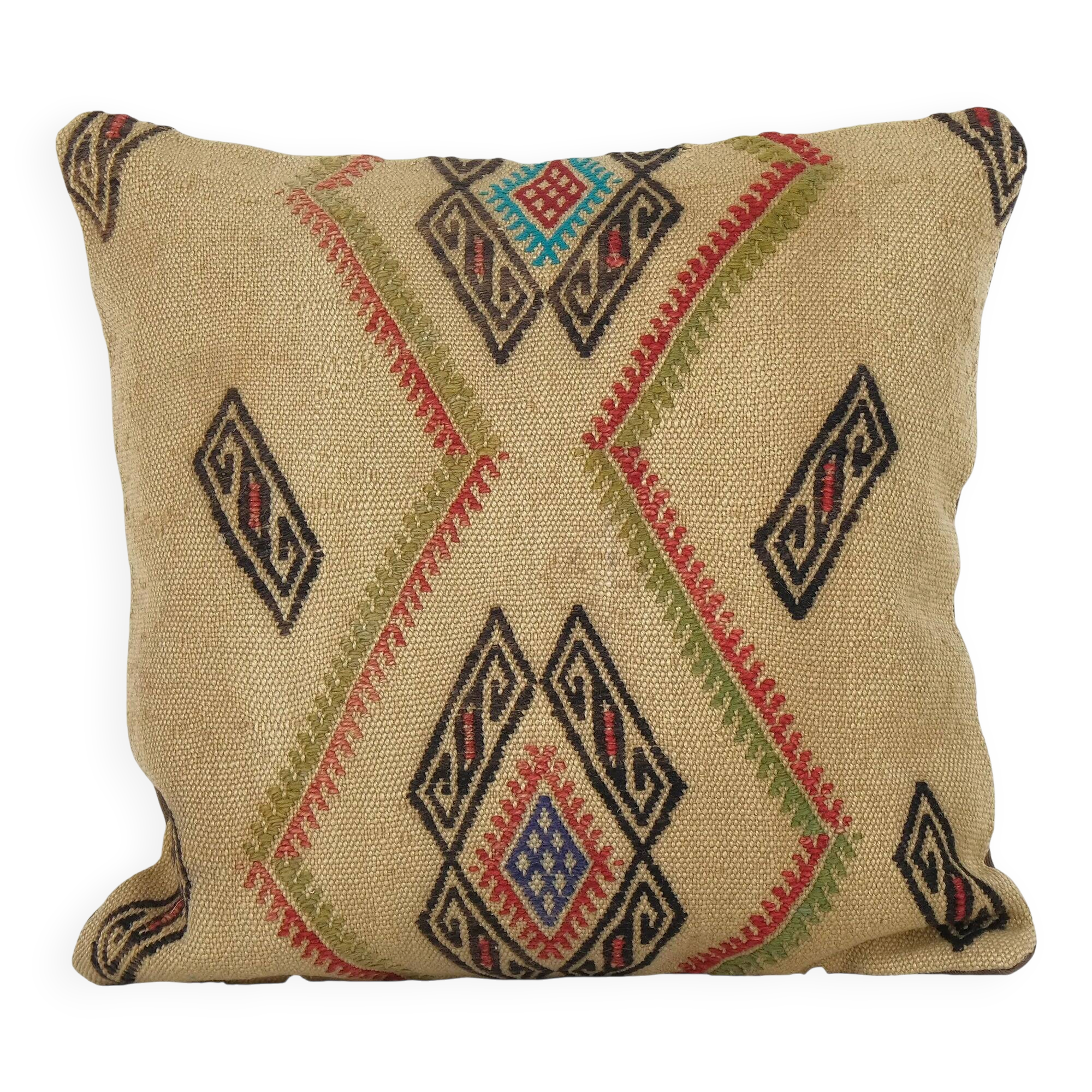Vintage kilim cushion cover 41x41 cm