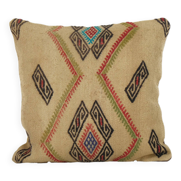 Vintage kilim cushion cover 41x41 cm
