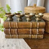 4 small bronze cups