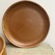 6 flat plates in stoneware