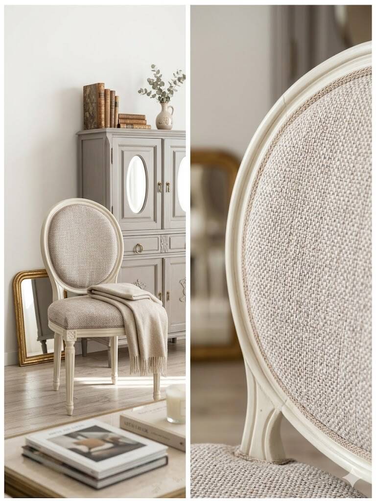 Louis XVI Medallion Chair