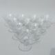 10 crystal champagne glasses from Saint Louis.