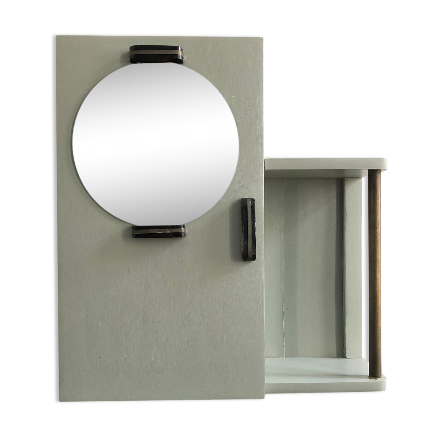 Art deco toilet cabinet to hang