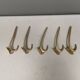 5 beautiful vintage coat hooks for your hallway, Denmark, estimated 1980s.