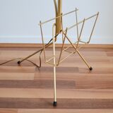 Vintage tripod magazine stand lamp