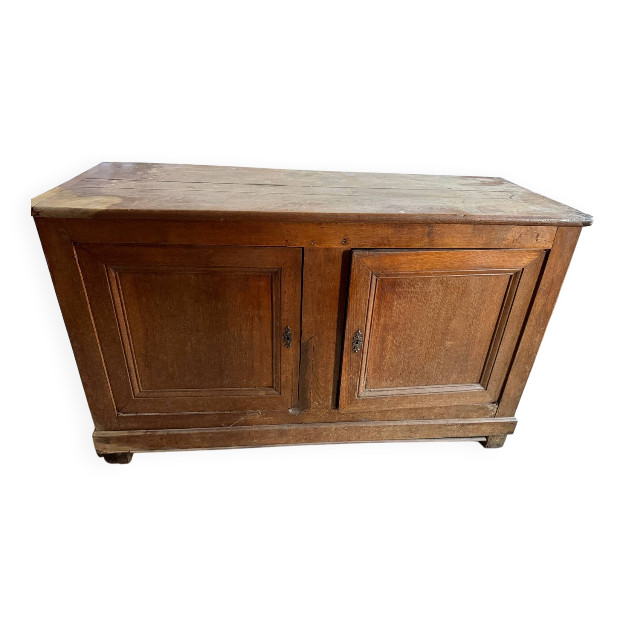 Maie ancienne en bois massif – coffre à pain – meuble rustique