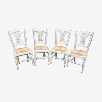 Chaises en paille