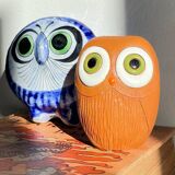 Vintage Handmade Ceramic Owls