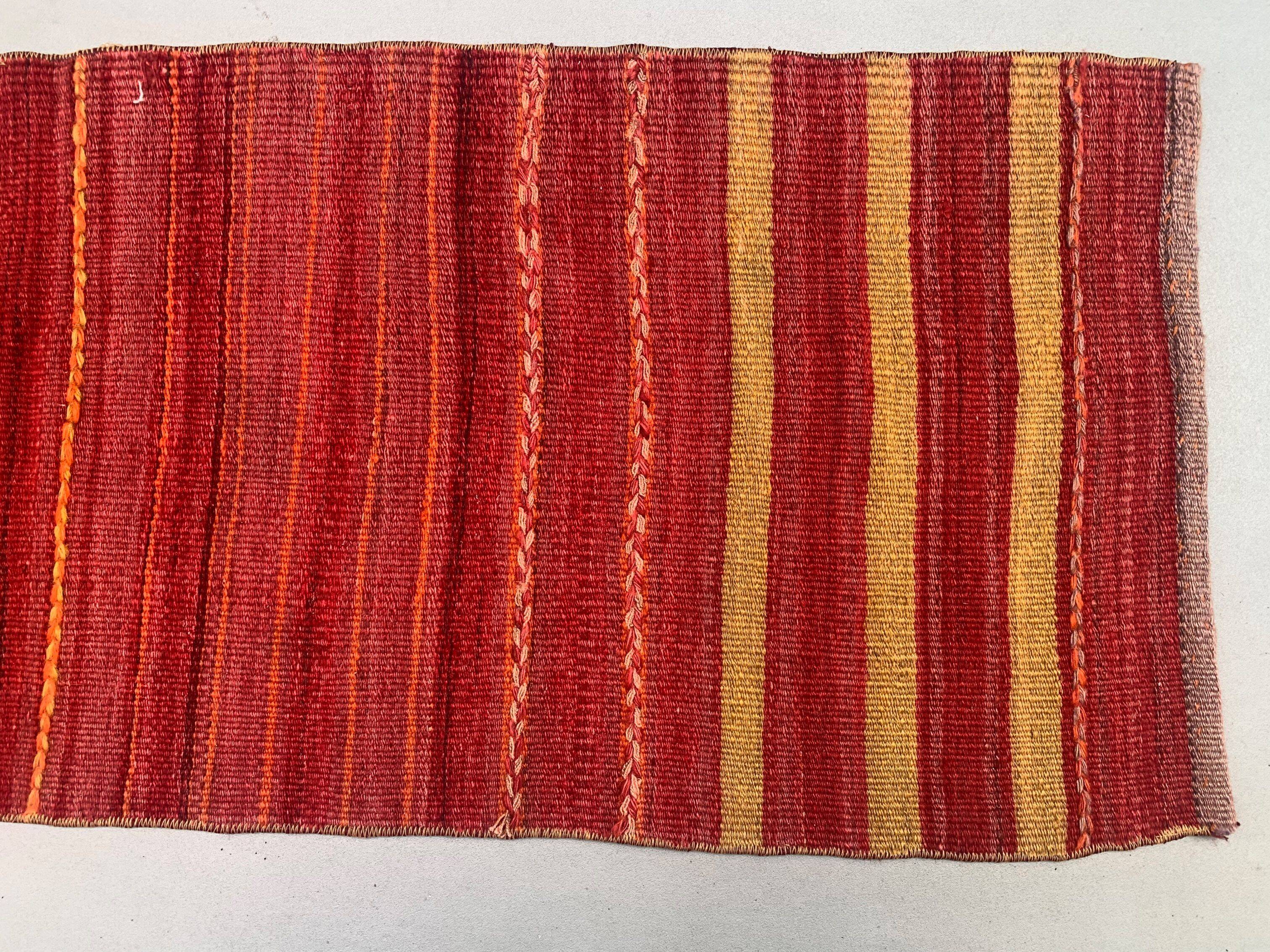 Old Turkish narrow Kilim Runner 320x53 cm shabby chic, vintage kelim