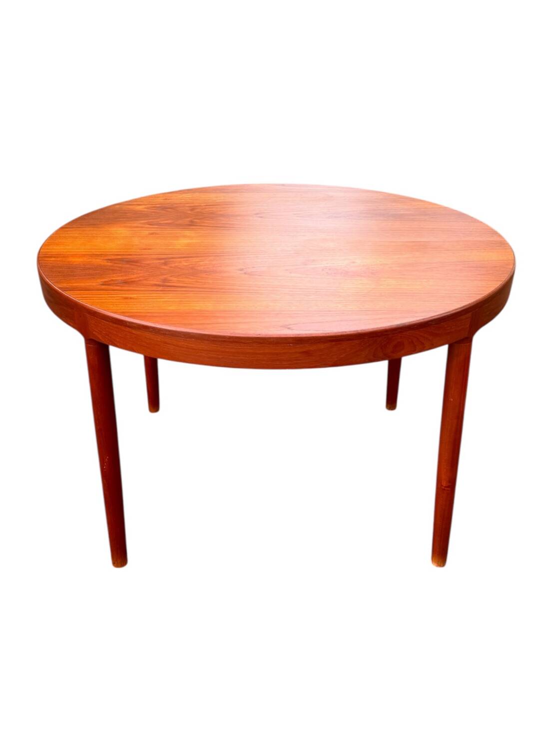 Scandinavian table in teak, design by Harry Ostergaard.