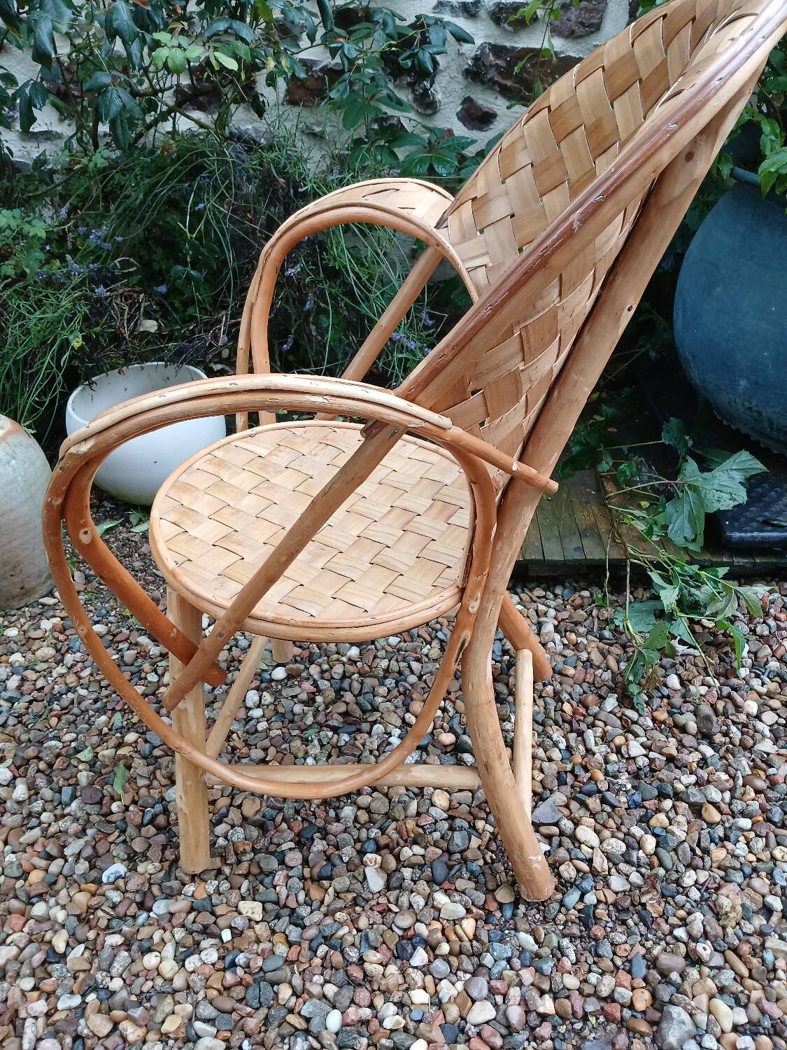 Chestnut armchair, 1960