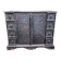 Buffet Dogon in carved solid wood - Tribal & Brutalist Style