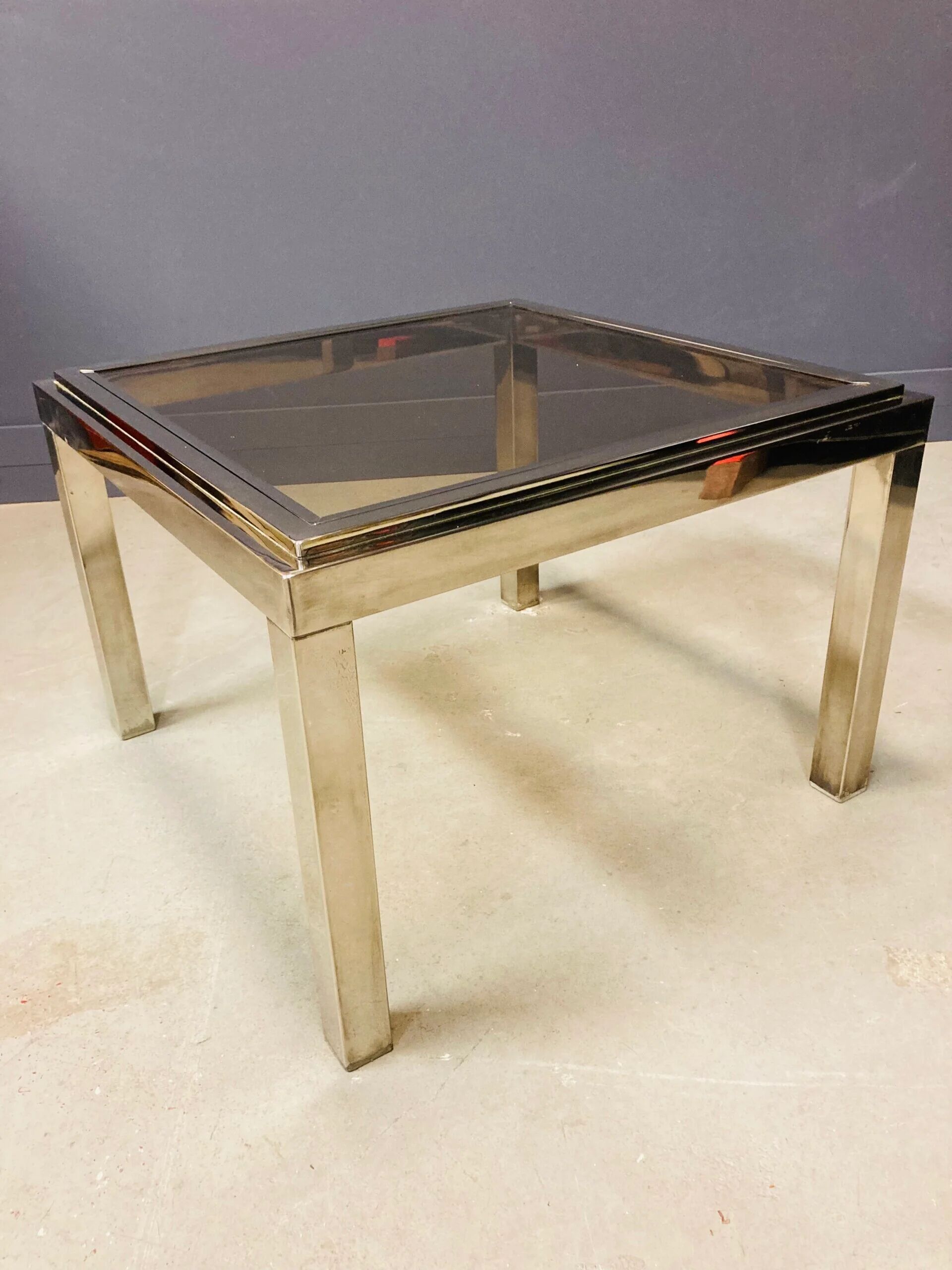 Belgo Chrom side table 1970s