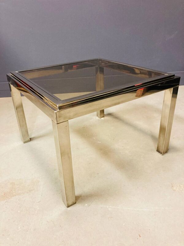 Table d'appoint Belgo Chrom années 1970