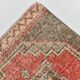3x10 Red Brown Tribal Pattern Vintage Runner Rug, 78x305Cm