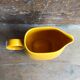 Old yellow ceramic pitcher made in germany 70s vintage