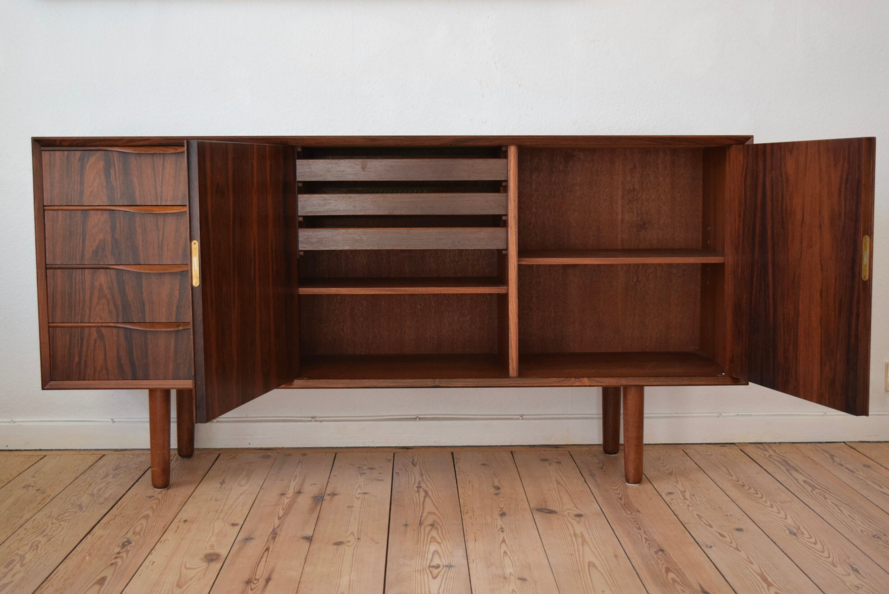Danish rosewood sideboard by Erling Torvits for Klim Møbelfabrik, 1960s
