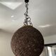 Vintage suspension Wicker ball 70s