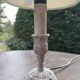 Bedside lamp patinated foot