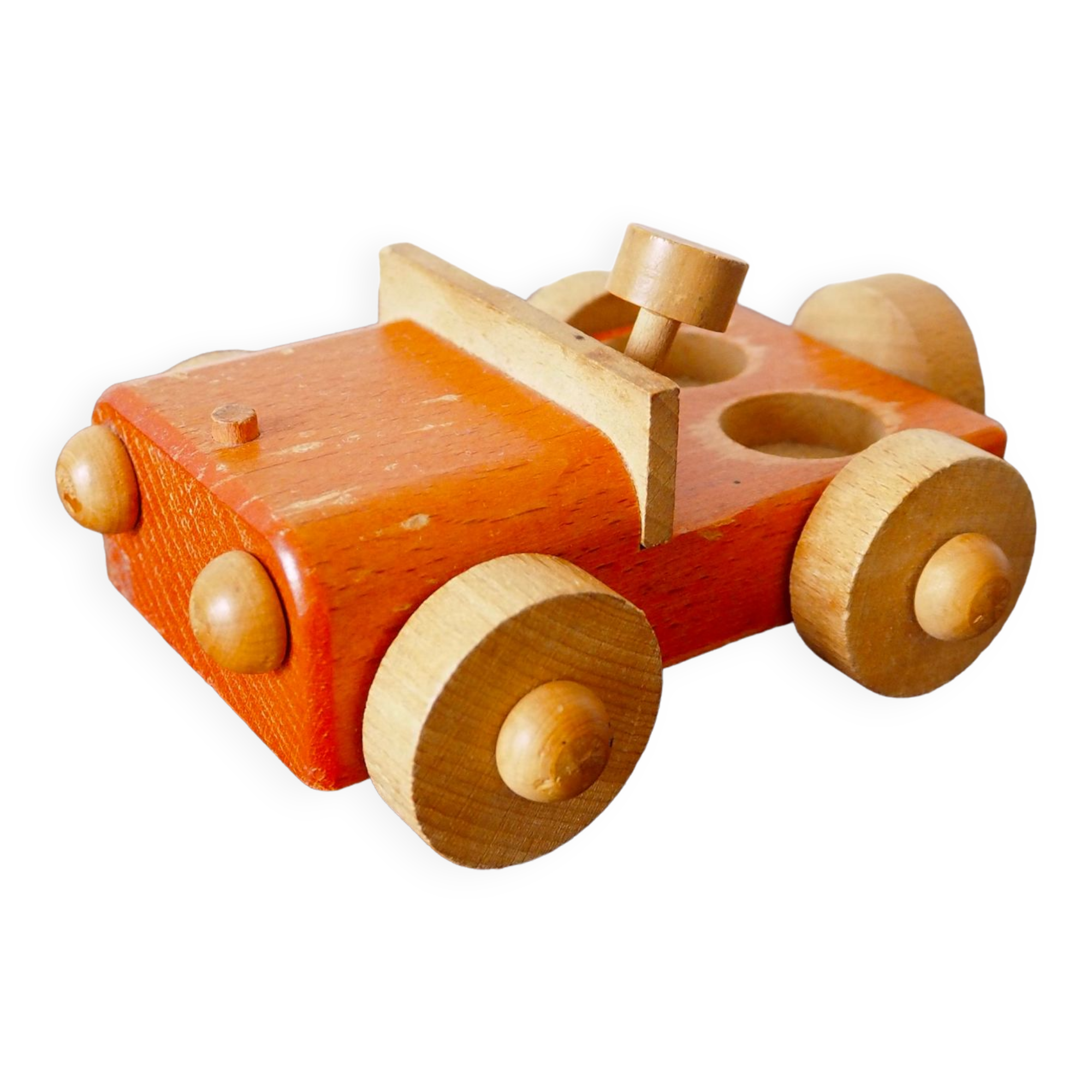 Small wooden car