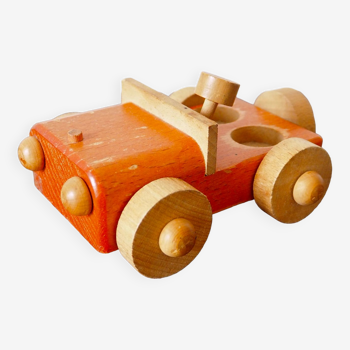 Small wooden car