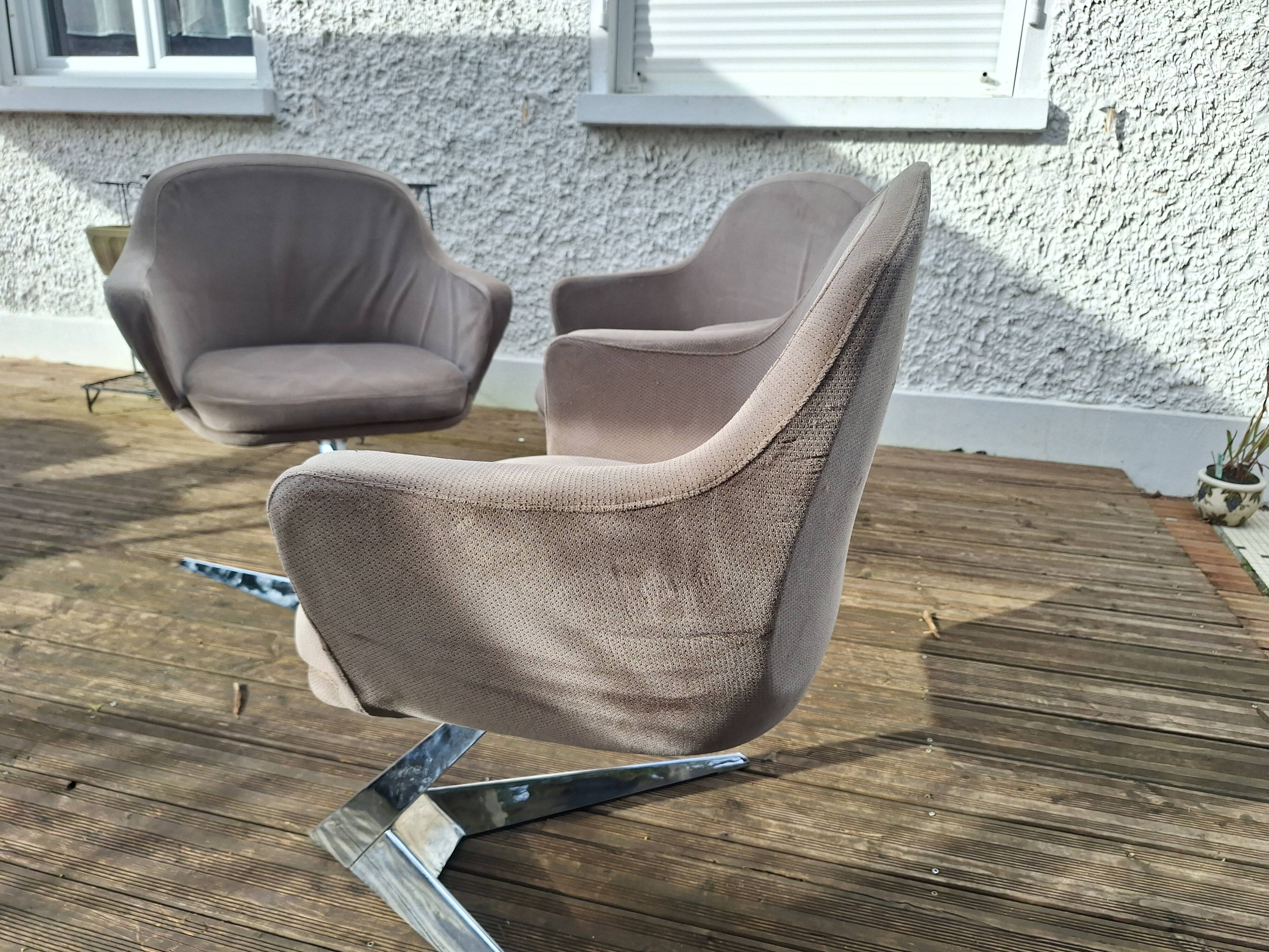 Jacques Adnet "Air France" armchair