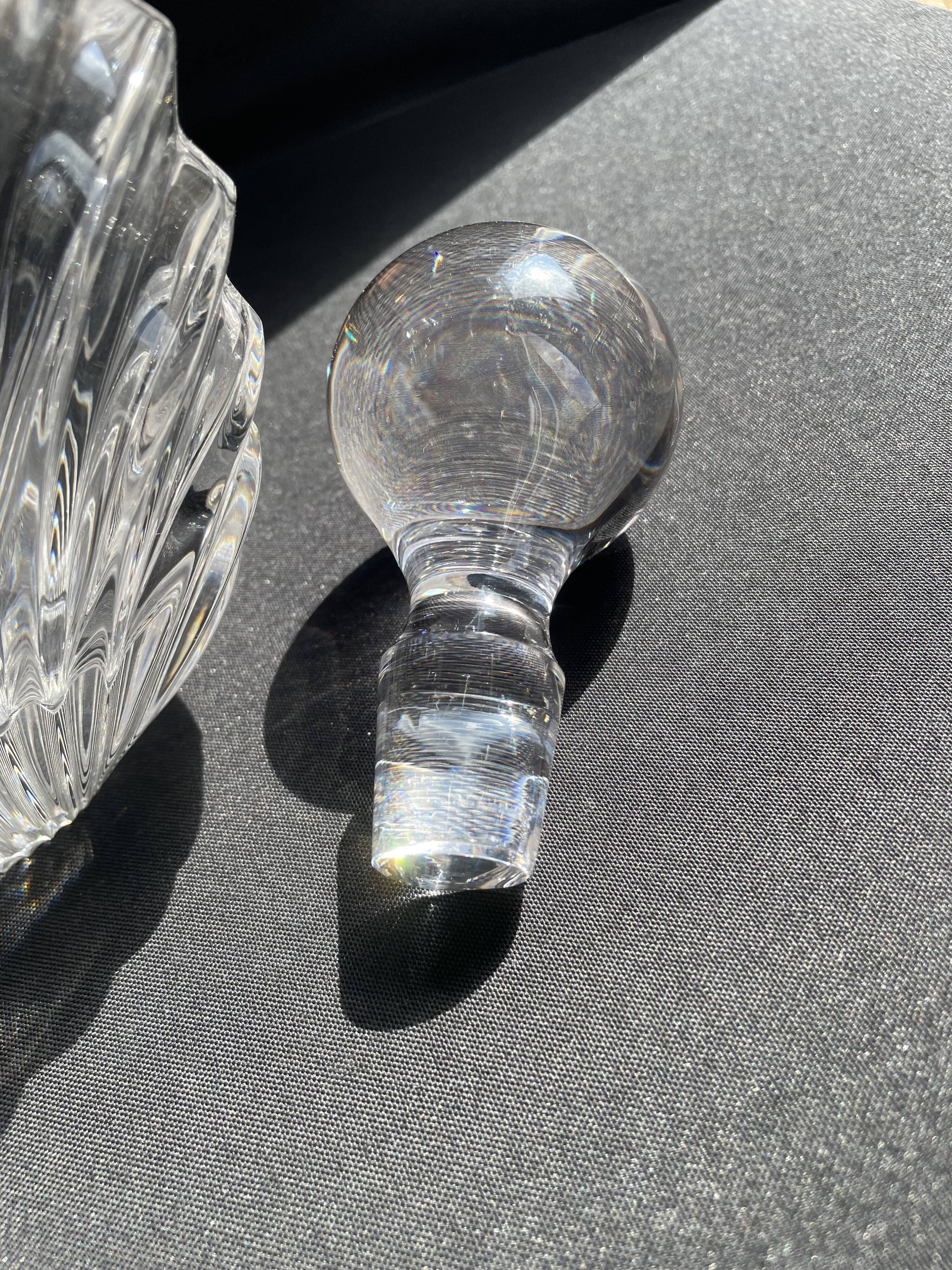 Perfume or strong alcohol bottle