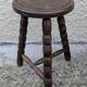Pair of Vintage 60s/70s Ball Tripod Stools Plant Stand D