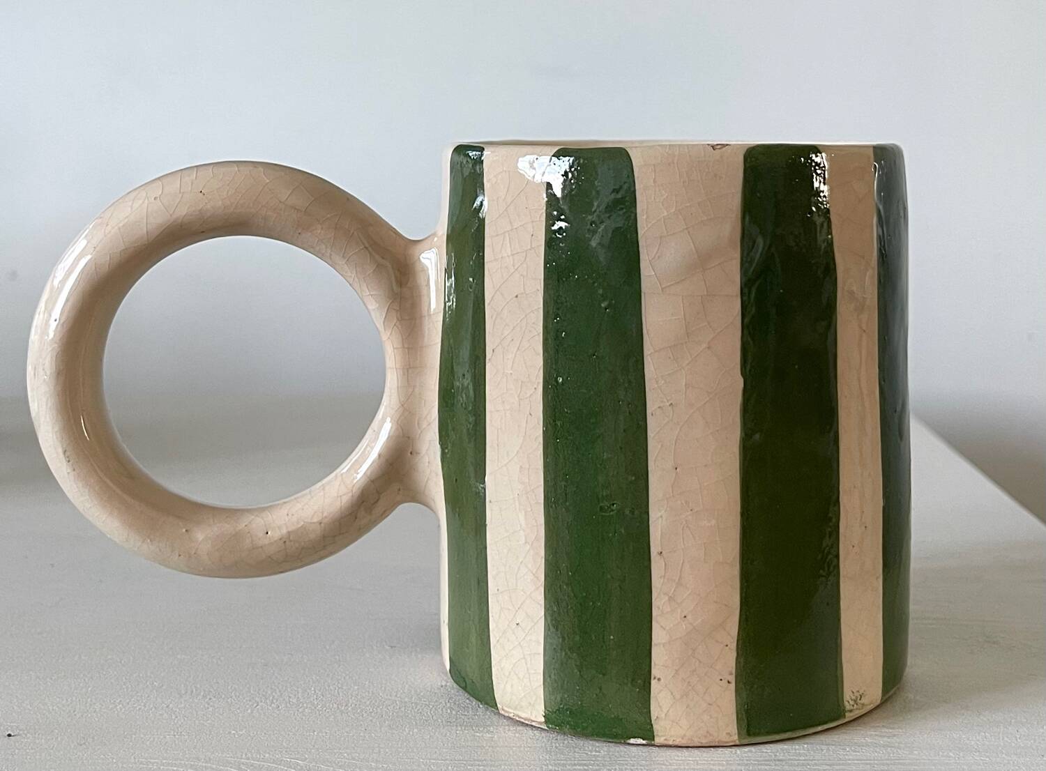 Handmade ceramic mug