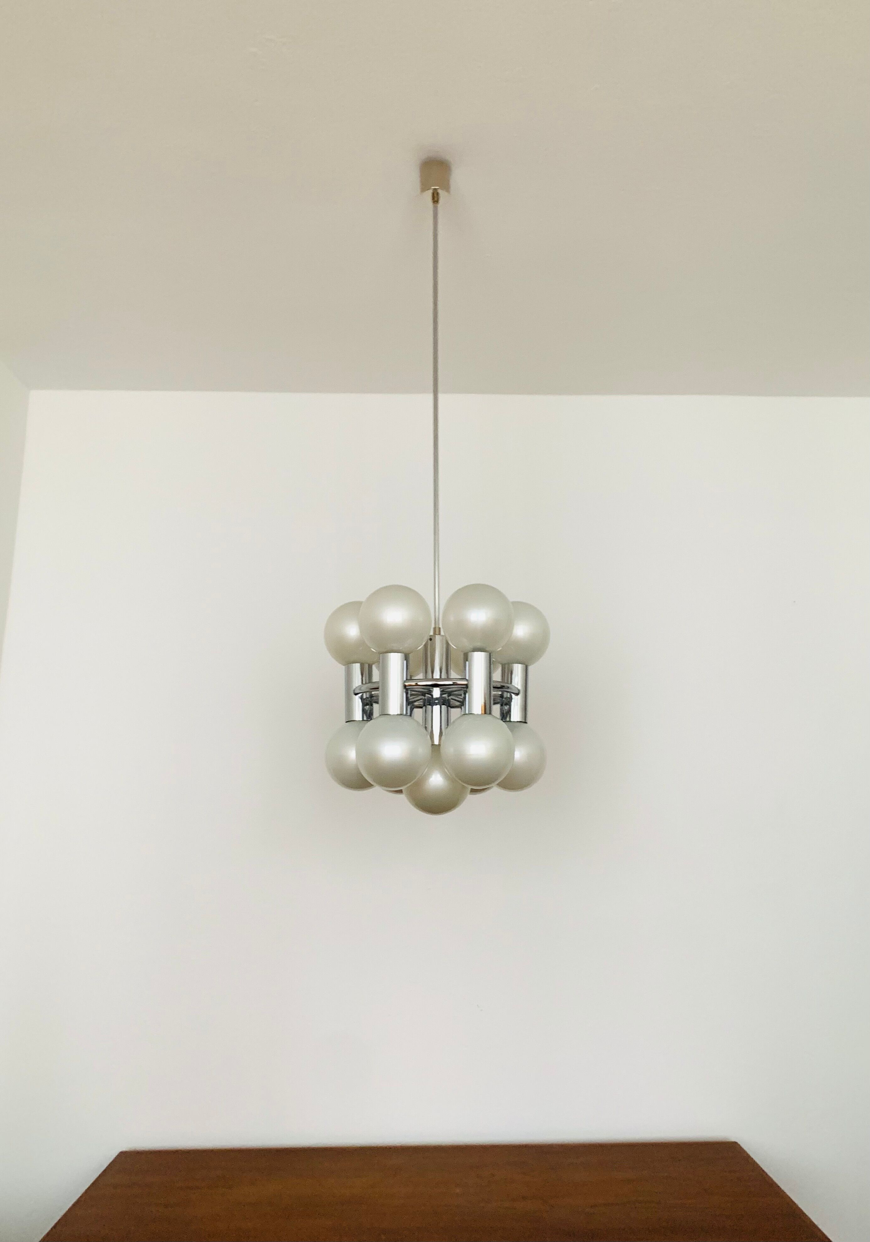 1970s Sputnik Chandelier by Motoko Ishii for Staff