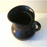 Black terracotta pitcher