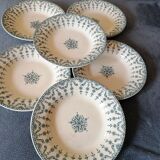 Assiettes creuses terre de fer Florentin