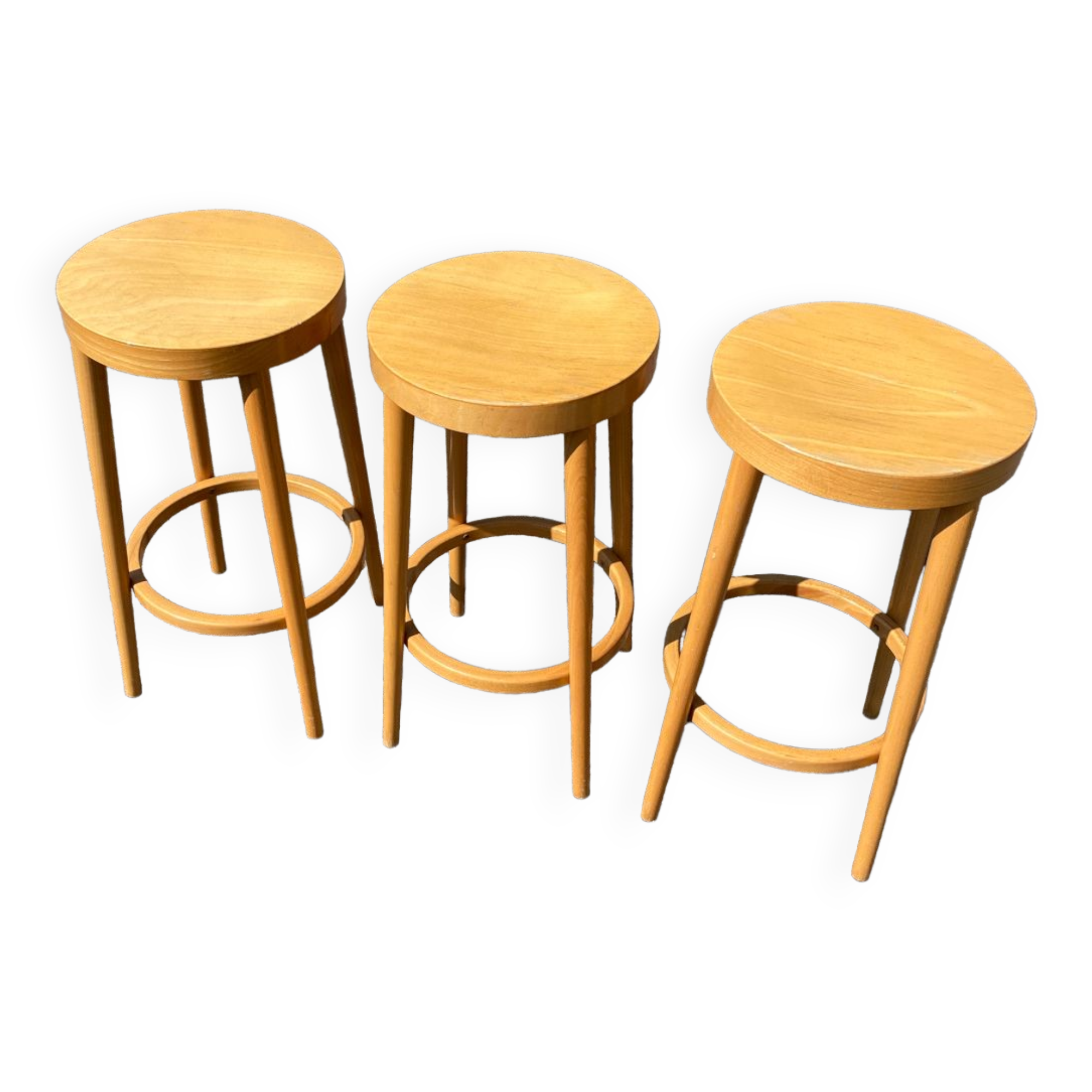 3 Baumann high stools