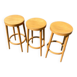 3 Baumann high stools