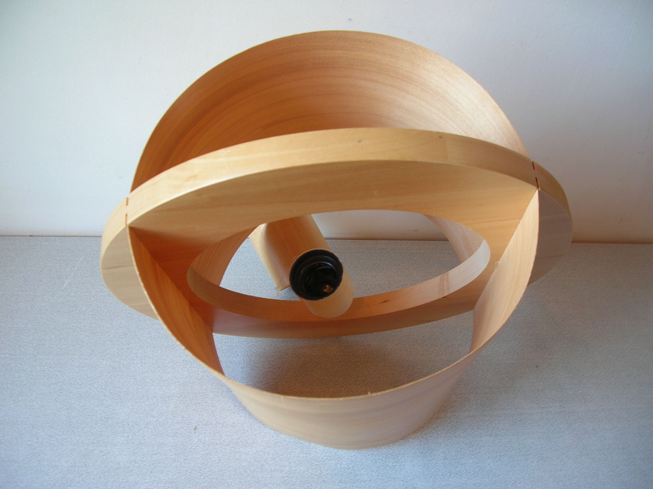 Suspension plafonnier lustre en bois style scandinave déco chalet montagne