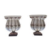 Pair of Medici lantern vases