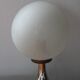 Vintage lamp of the 70s foot tulip and shortbread globe