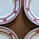 4 assiettes à dessert Badonviller